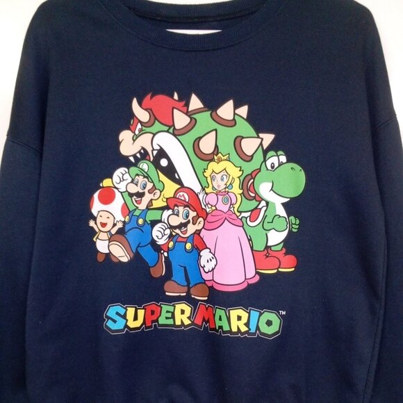 Nintendo Tops - Nintendo Super Mario Pullover - XS
